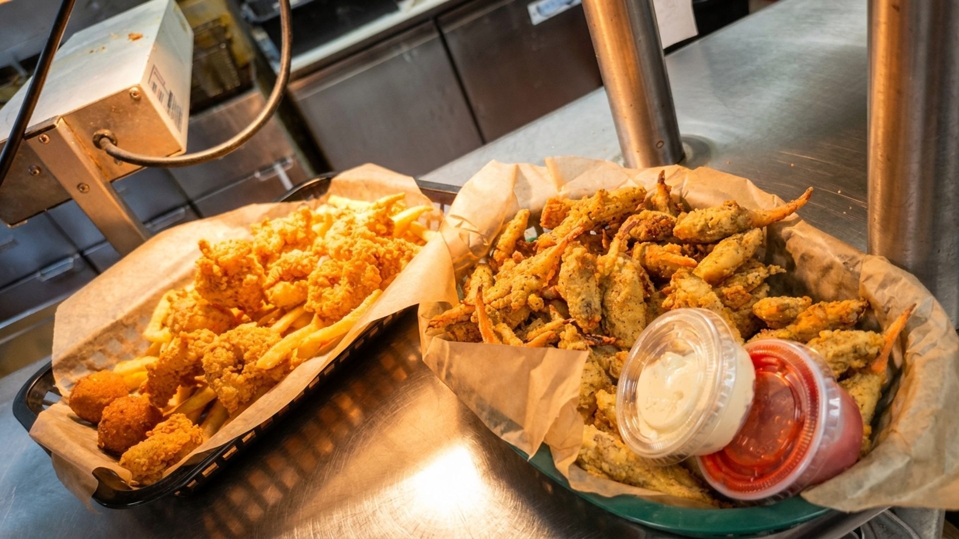 Seafood baskets