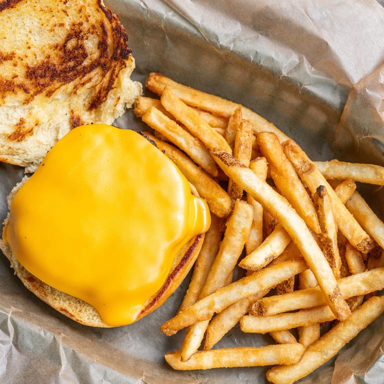 Indulge in Our Cheeseburger